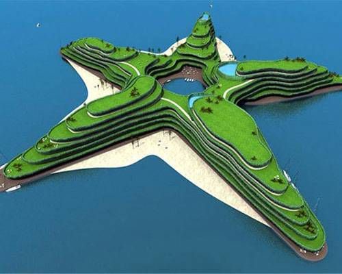 Maldives floating city design