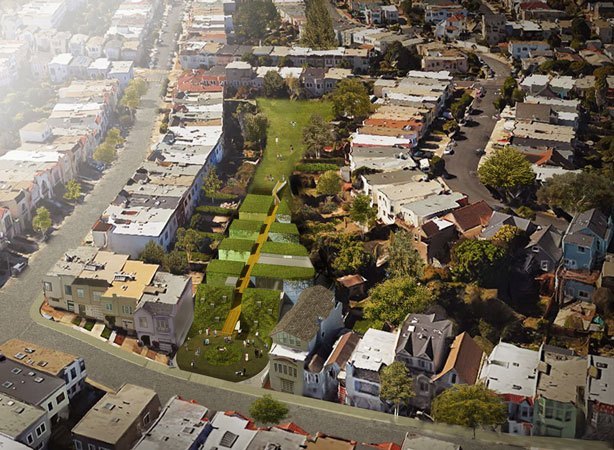golden-bridges-aerial-land-parcel-green-roofs-urban-farm-school-urbangardensweb