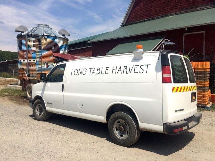 Long Table Harvest's van gets filled many times over during the busy summer months when bumper crops and other factors can le