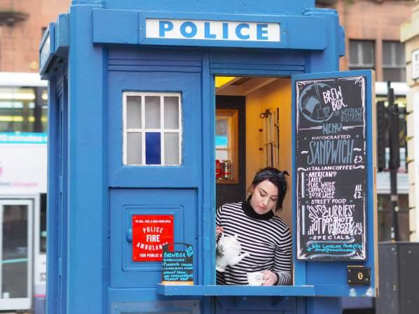 Glasgow's first zero waste micro cafe opens - in a Tardis