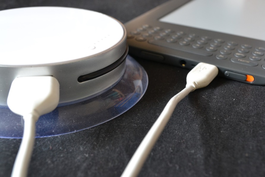 The Port's battery wasn't capacious enough to charge a Kindle 2 in one sitting